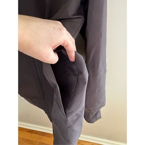 Under Armour Men’s XL Gray Fleece Lined Full Zip Jacket Coat Pockets - Picture 4 of 9